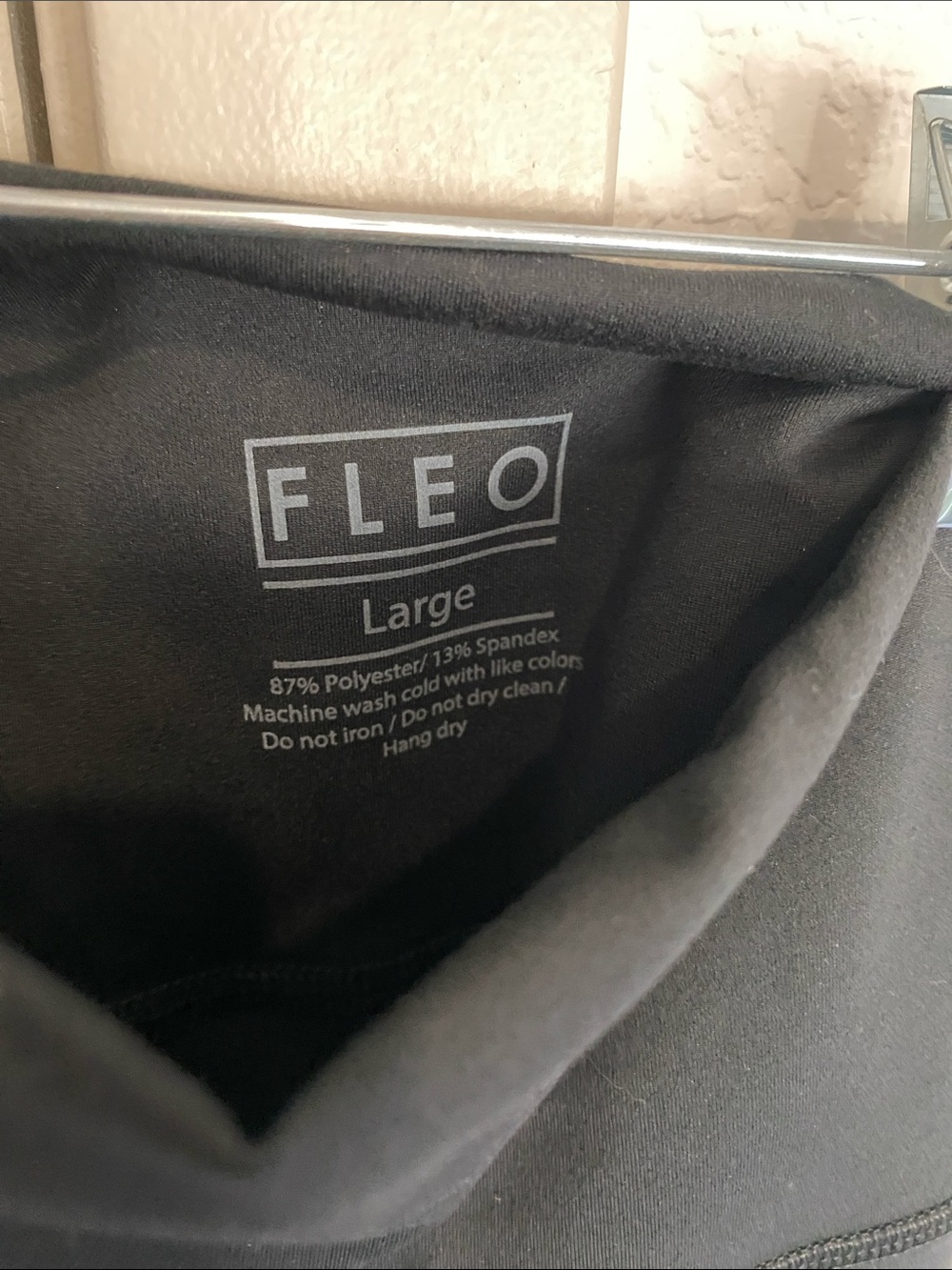 Fleo flare leggings black large